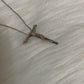 Tiffany and Co Peretti 925 Spain Necklace Crucifix Charm