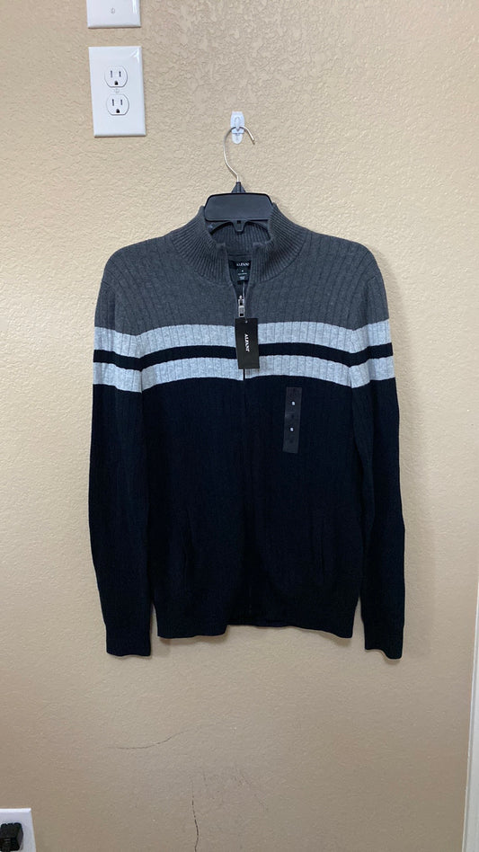 Alfani Mens Cardigan Zip Up Sweater Jacket Size S