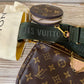 Authentic Louis Vuitton Multi Pochette Army Green